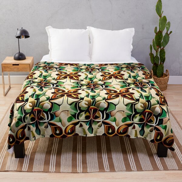 Item preview, Royal Seamless Pattern Grid Repeat Regal Mid-Century Print designed and sold by Zeporas Castle.