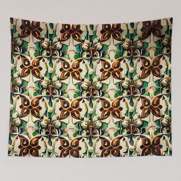 Item preview, Royal Seamless Pattern Grid Repeat Regal Mid-Century Print designed and sold by Zeporas Castle.