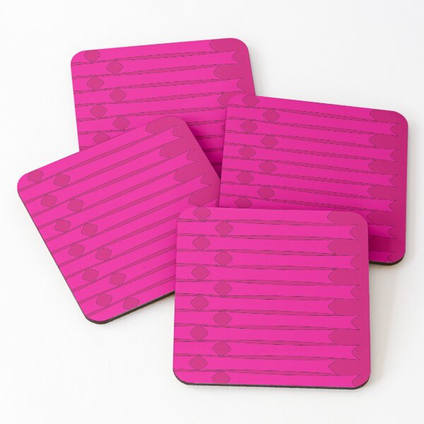 Item preview, Pink horizontal lines designed and sold by Bella Kismet.