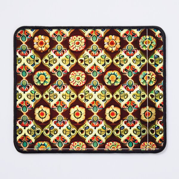 Item preview, Royal Diamond Regal Pattern Mid-Century Floral Tile Print designed and sold by Zeporas Castle.