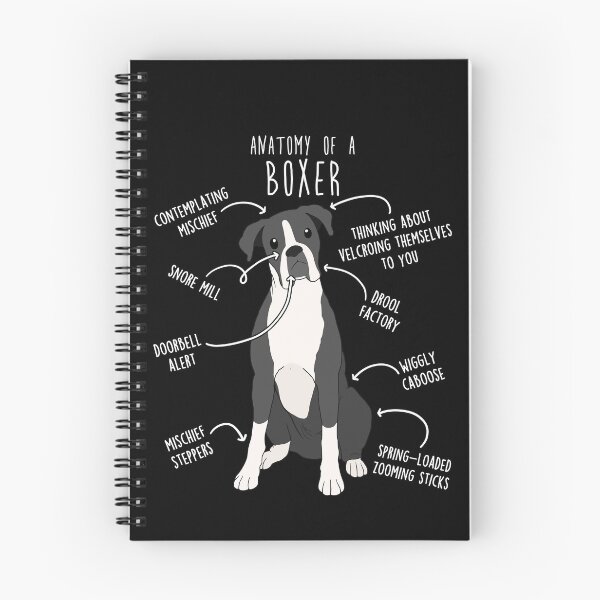 Item preview, Boxer Dog Reverse Brindle Seal Anatomy designed and sold by Clara Hollins.