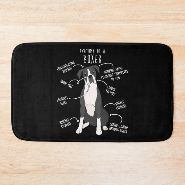 Item preview, Boxer Dog Reverse Brindle Seal Anatomy designed and sold by Clara Hollins.