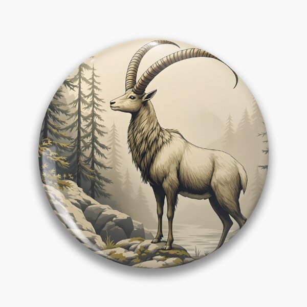Item preview, Ibex with Pines designed and sold by HabitableMoons.