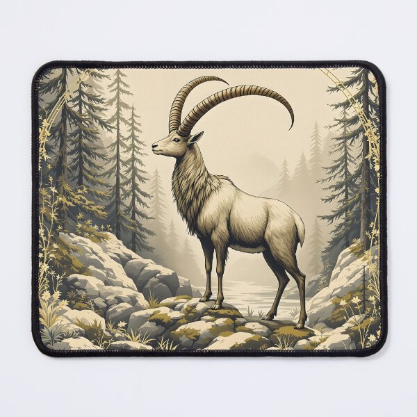Item preview, Ibex with Pines designed and sold by HabitableMoons.