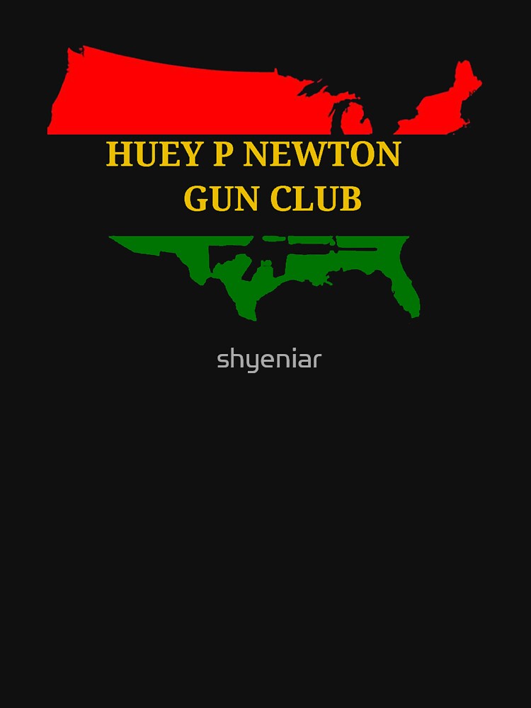 "huey p newton gun club" Essential TShirt for Sale by shyeniar Redbubble