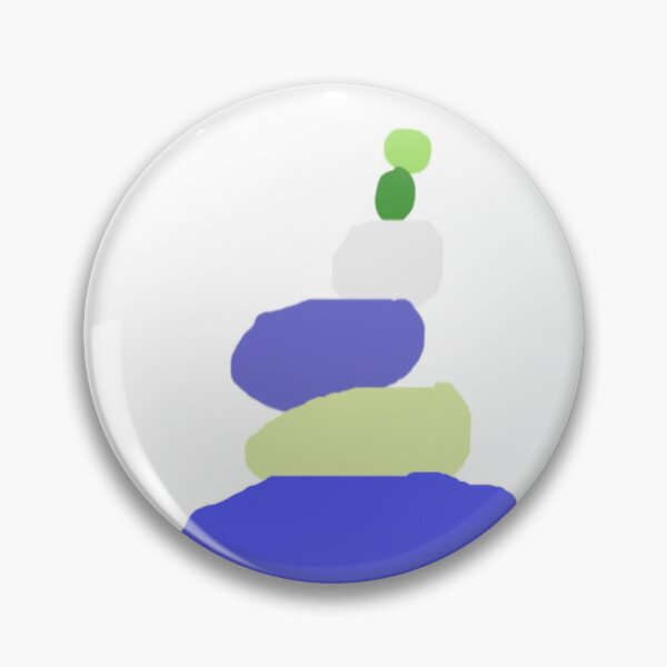 Item preview, Colorful Stack of Stylized Rocks in Abstract Arrangement designed and sold by Beautiful art store.