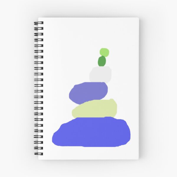 Item preview, Colorful Stack of Stylized Rocks in Abstract Arrangement designed and sold by Beautiful art store.