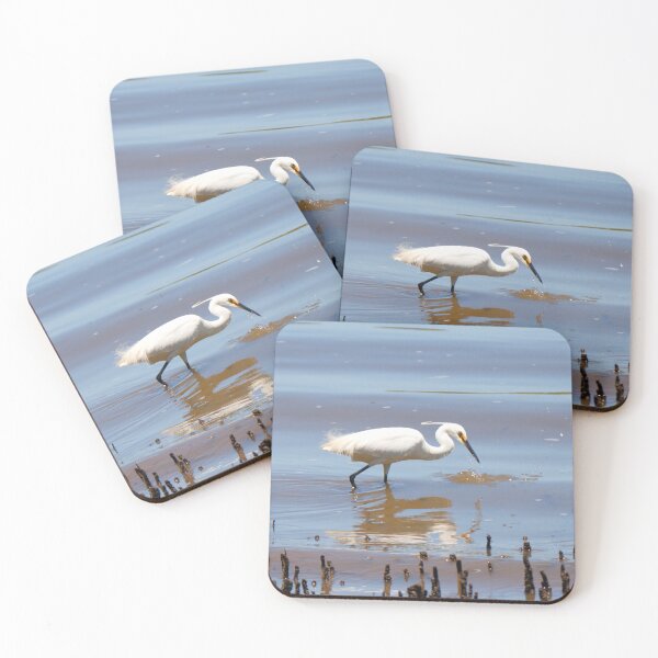 Item preview, Little Egret looking for snacks designed and sold by BirdsAlive.