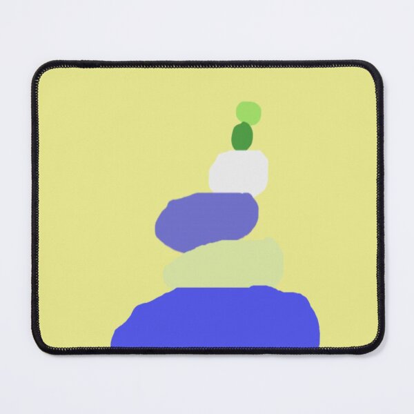 Item preview, Colorful Stack of Stylized Rocks in Abstract Arrangement designed and sold by Beautiful art store.