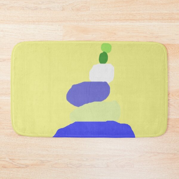 Item preview, Colorful Stack of Stylized Rocks in Abstract Arrangement designed and sold by Beautiful art store.