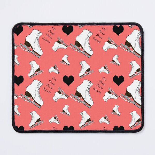 Item preview, Eat, Sleep, Skate Repeat-Bright Coral  designed and sold by PD-Skating.