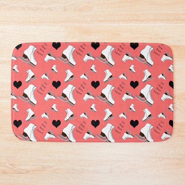 Item preview, Eat, Sleep, Skate Repeat-Bright Coral  designed and sold by PD-Skating.