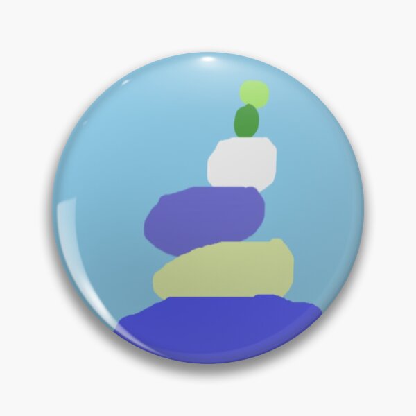 Item preview, Colorful Stack of Stylized Rocks in Abstract Arrangement designed and sold by Beautiful art store.