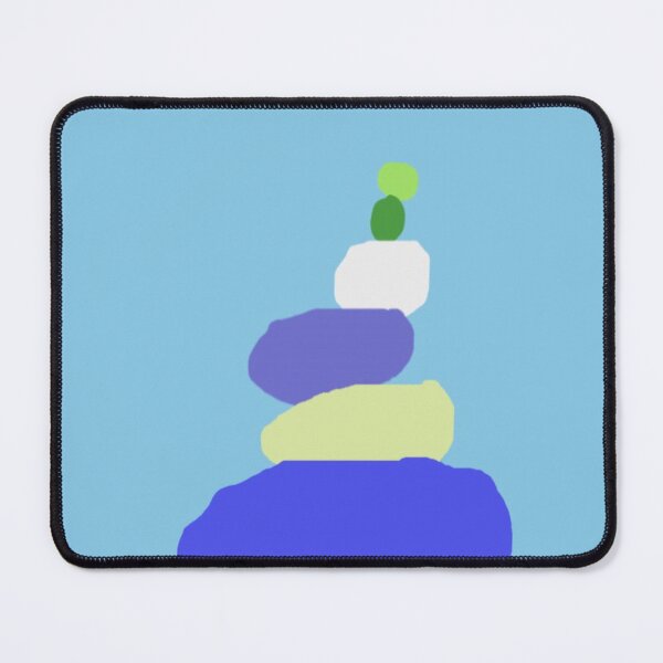 Item preview, Colorful Stack of Stylized Rocks in Abstract Arrangement designed and sold by Beautiful art store.