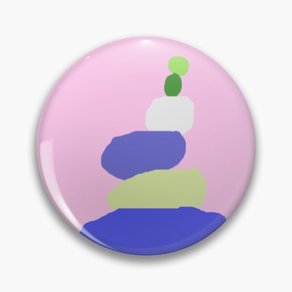 Item preview, Colorful Stack of Stylized Rocks in Abstract Arrangement designed and sold by Beautiful art store.
