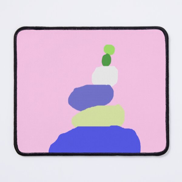 Item preview, Colorful Stack of Stylized Rocks in Abstract Arrangement designed and sold by Beautiful art store.