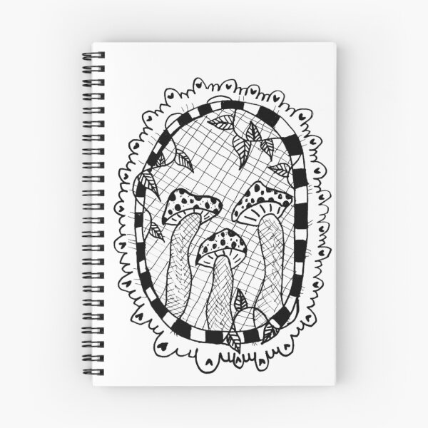 Item preview, Lace Border And Background Mushrooms  designed and sold by KayTurtless.