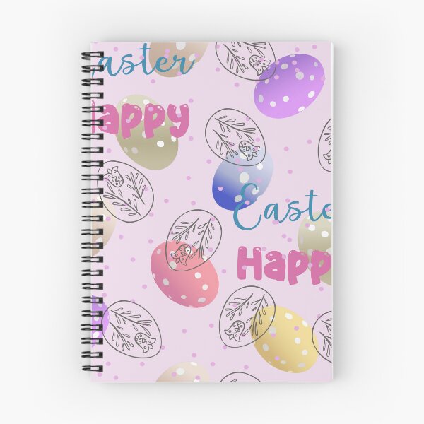 Item preview, Happy Easter Decorative Background Design Hand-Drawn Easter Egg and Spring Leaf Pattern designed and sold by Anastasiia Yurevych.