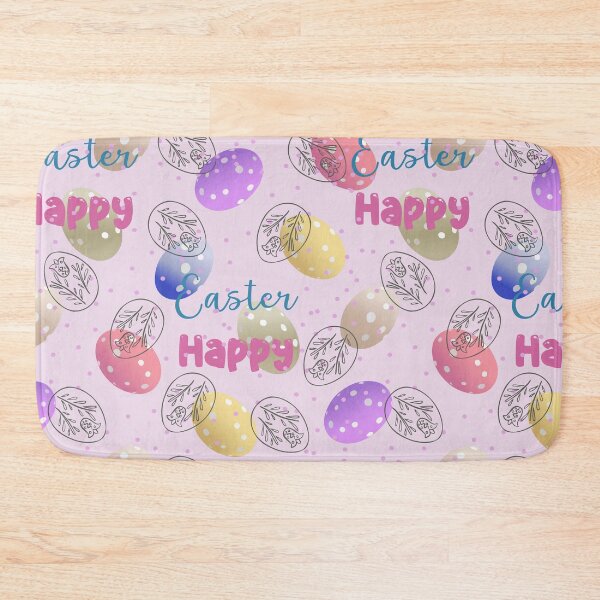 Item preview, Happy Easter Decorative Background Design Hand-Drawn Easter Egg and Spring Leaf Pattern designed and sold by Anastasiia Yurevych.