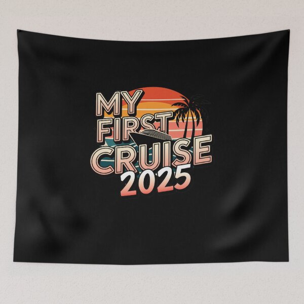 Item preview, My first cruise 2025 designed and sold by Mateusz Majcherek.