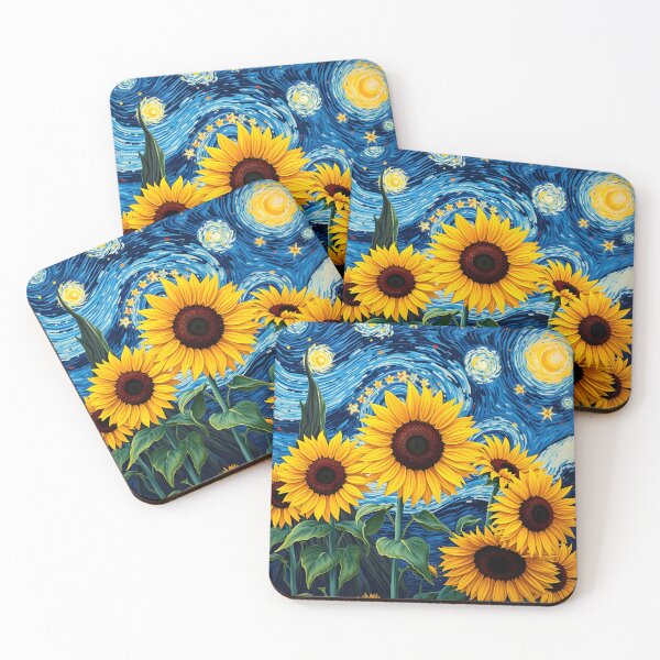 Item preview, Starry Sunflowers designed and sold by RhondaLily.