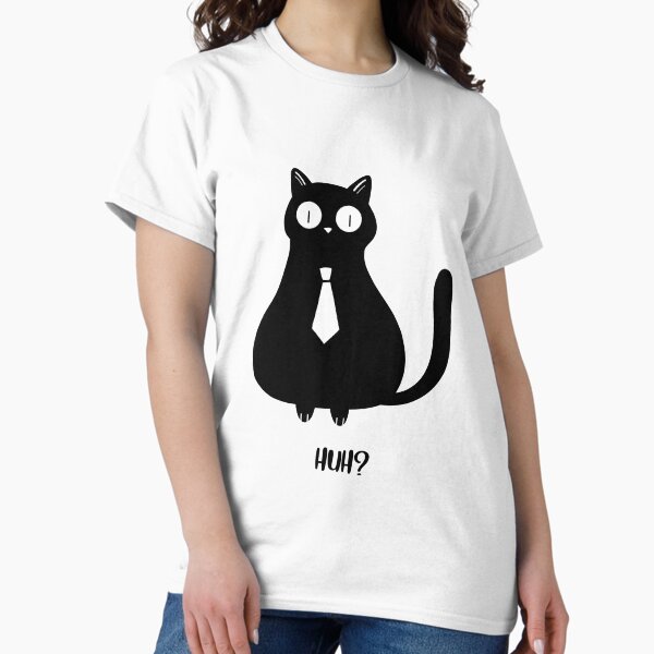 Item preview, Cat Huh? Business Black Cat designed and sold by ricdrip.