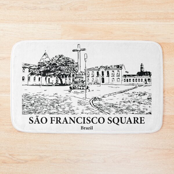 Item preview, São Francisco Square - Brazil designed and sold by Lakeric Cityscapes.