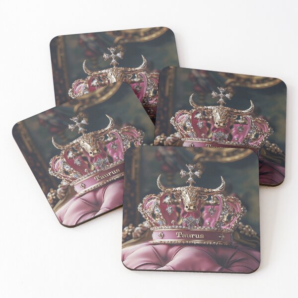 Item preview, Taurus Zodiac Royalty Crown Adorned In Jewels designed and sold by AVisionInPink.