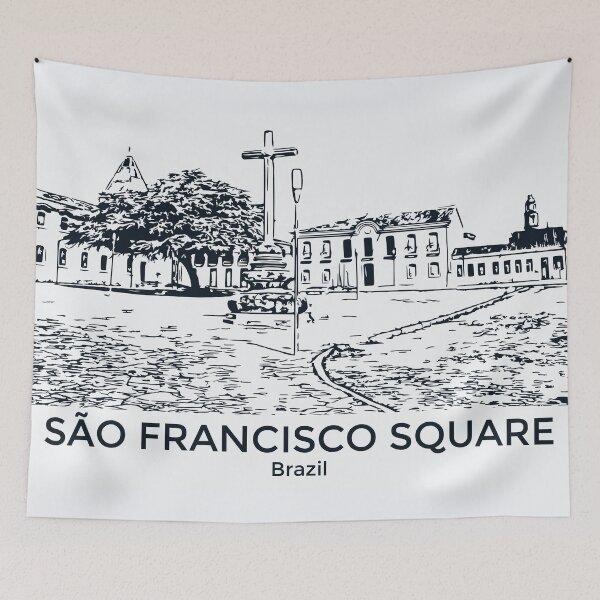 Item preview, São Francisco Square - Brazil designed and sold by Lakeric.