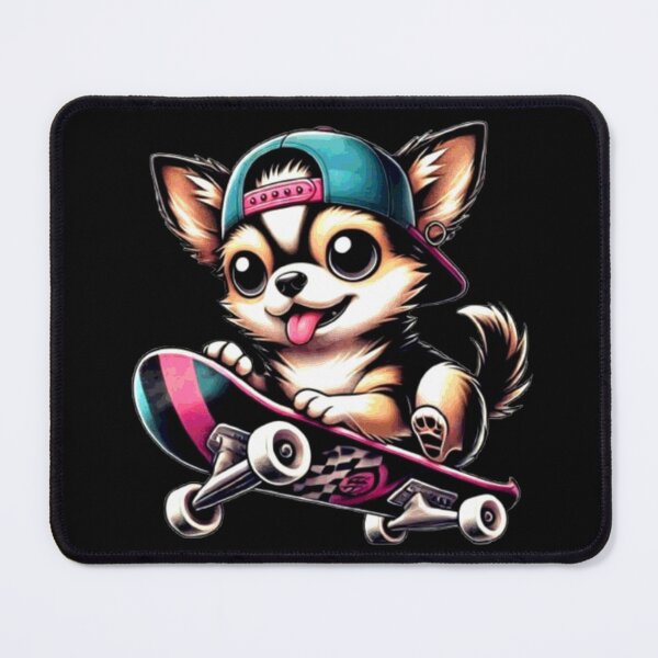 Item preview, Funny Chihuahua Skateboard Dog Skating Dog Lover Graphic designed and sold by Creat-Des.