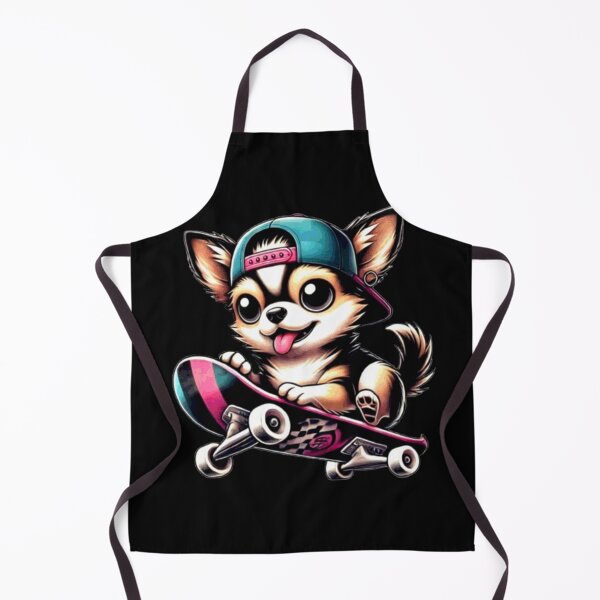 Item preview, Funny Chihuahua Skateboard Dog Skating Dog Lover Graphic designed and sold by Creat-Des.