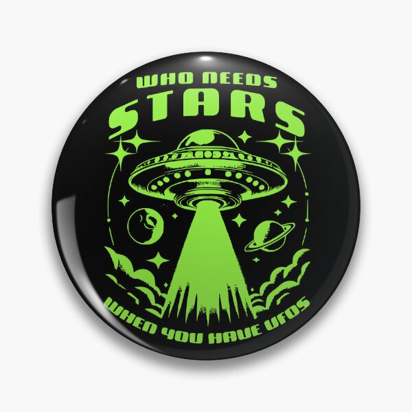 Item preview, Who Needs Stars UFO – Alien Spaceship Design designed and sold by InspireHubWear.
