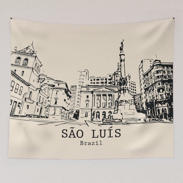 Item preview, São Luís - Brazil designed and sold by Lakeric Cityscapes.