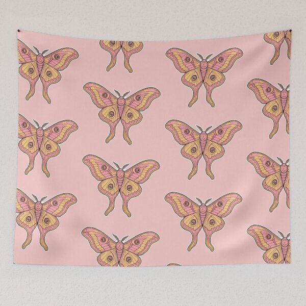 Item preview, Pastel Yellow and Pink Moth designed and sold by CriaCreative.