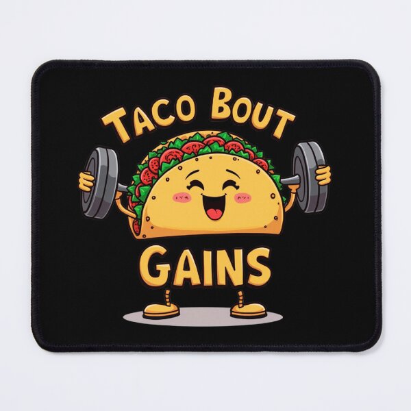 Item preview, Animated Taco Funny Taco Design Taco Illustration Taco Gains Food Art Taco Character designed and sold by Paubiz.
