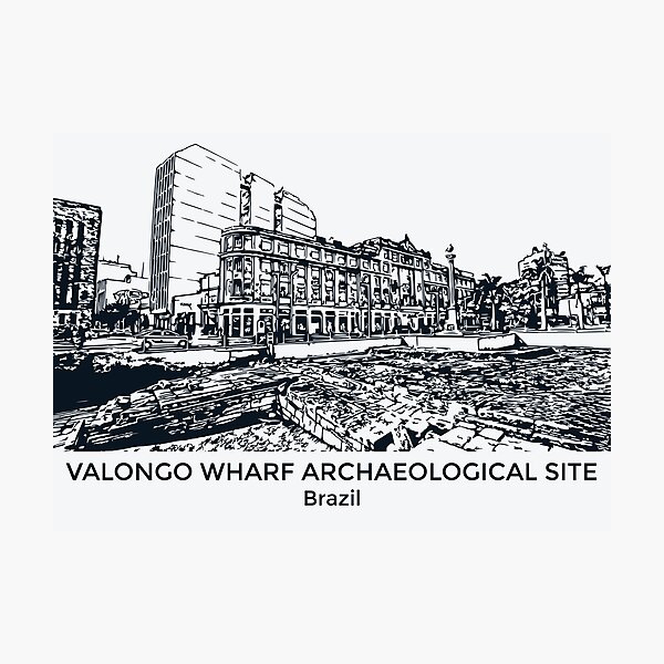 Item preview, Valongo Wharf Archaeological Site - Brazil designed and sold by Lakeric.