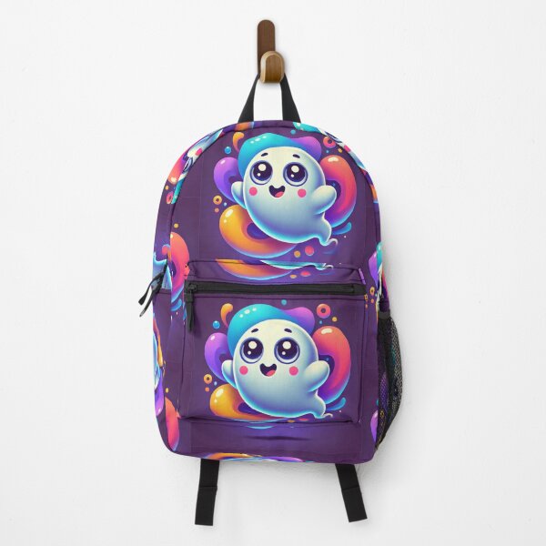 Item preview, Funny cartoon ghost with a playful expression designed and sold by DynastyCraft.
