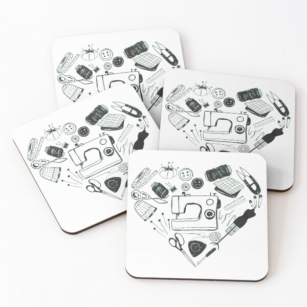 Item preview, Cute Sewing Kit In Heart Shape Sewer Sewing Craft Lover Gift  designed and sold by Wiss2Arts.