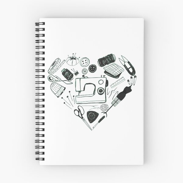 Item preview, Cute Sewing Kit In Heart Shape Sewer Sewing Craft Lover Gift  designed and sold by Wiss2Arts.