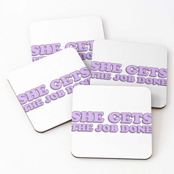 Item preview, she gets the job done designed and sold by wordswithfonts.