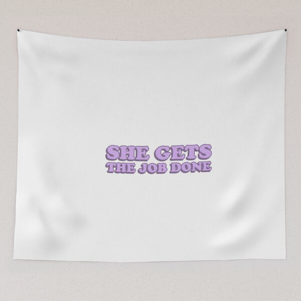 Item preview, she gets the job done designed and sold by wordswithfonts.