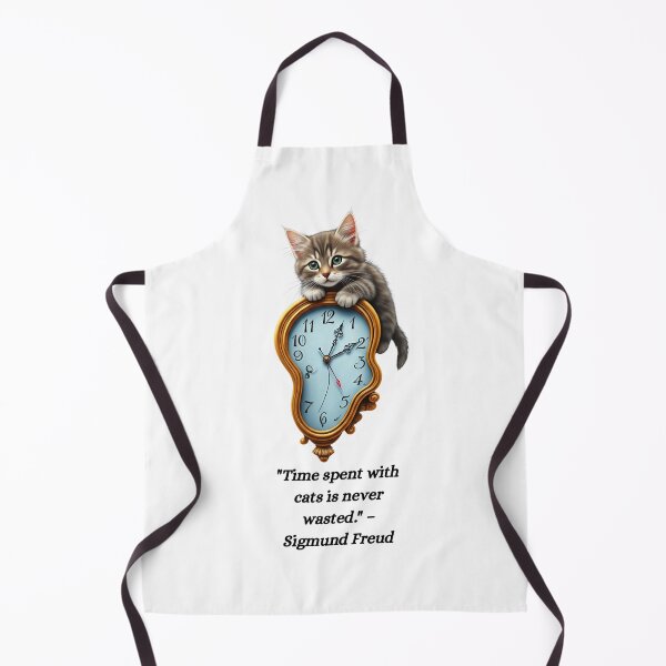 Item preview, Cat quote: Time spent with cats is never wasted designed and sold by Jessi-Sketches.