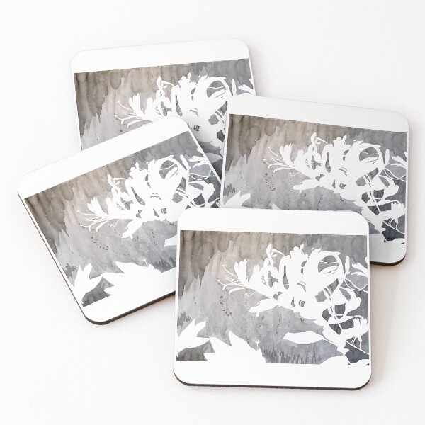 Item preview, Negative Space Honeysuckles designed and sold by Jenni Appleby.