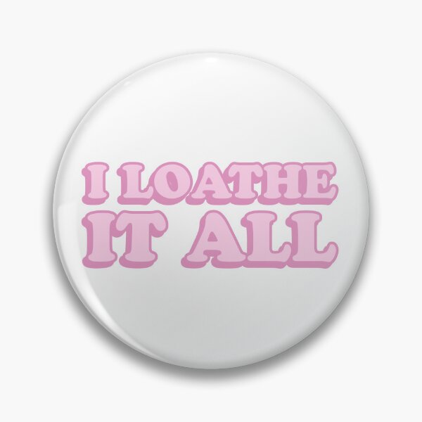 Item preview, i loathe it all designed and sold by wordswithfonts.