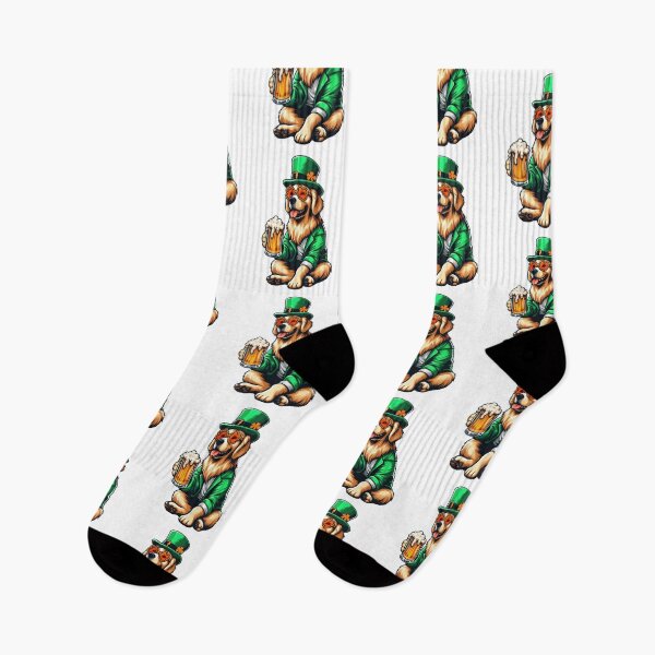 Item preview, Golden Retriever Dog St Patrick's Day designed and sold by doodIllustrate.