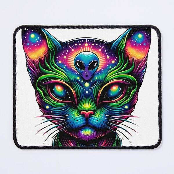 Item preview, Galactic Mystic Cat designed and sold by chacaldesigns.