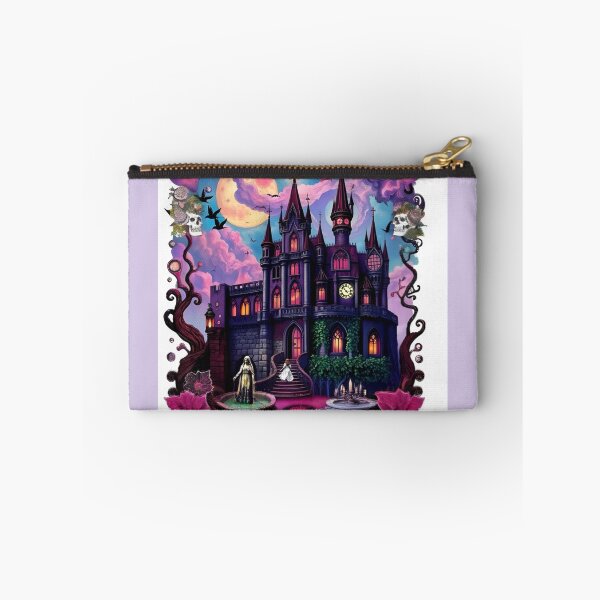 Item preview, Medieval Castle Core Amethyst Dreamscape Surreal Landscape Castle Scene designed and sold by Arts4U.