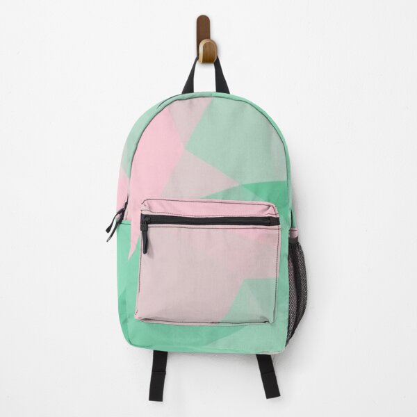 Item preview, polygonal pattern blue and pink designed and sold by Cartoon Basketball.