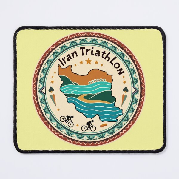 Item preview, Iran Triathlon – Swim, Bike, Run with Persian Power" designed and sold by Triathlongram.