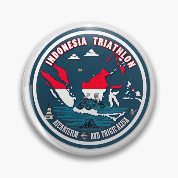 Artikelvorschau, Schwimmen. Radfahren. Laufen. Indonesien – Endurance Athlete Apparel entworfen und verkauft von Triathlongram.